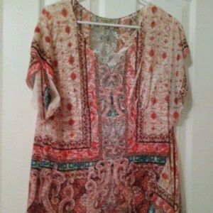 Short Sleeve Stretch Knit Top